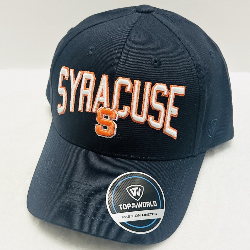 Top‎ of the World Syracuse Orange Script Hat Cap Adjustable Snapback Blue NCAA
